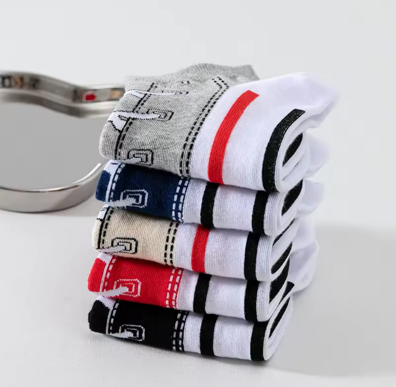 5 pair sports socks